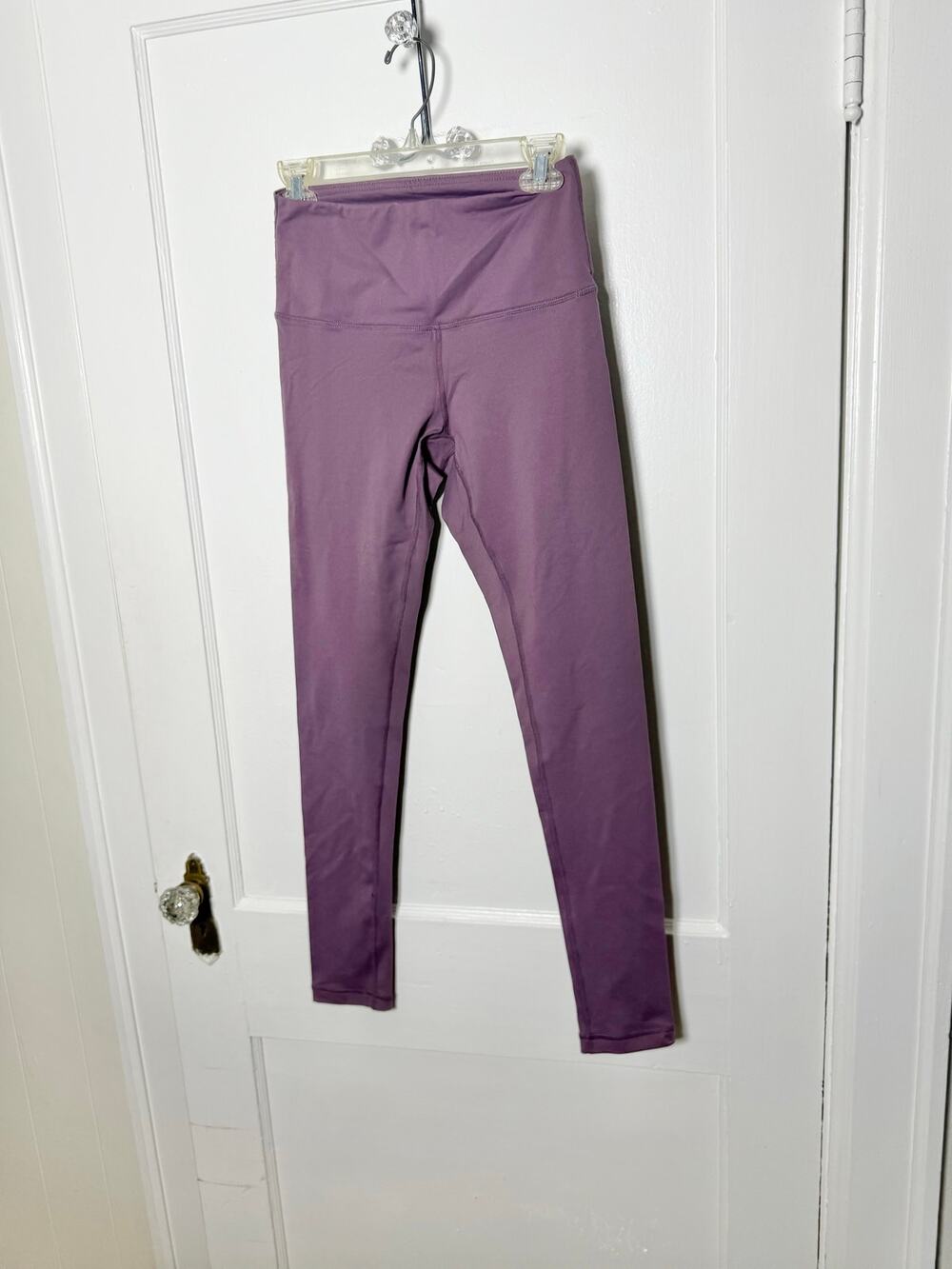 90 Degree by Reflex Mauve Purple Pink Dri-fit Ankle Athletic Leggings Women's S